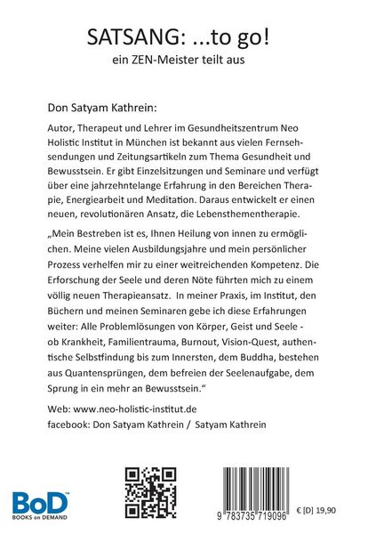 Produktbild: SATSANG: ...to go!