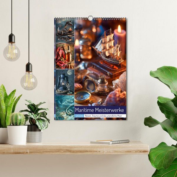 Produktbild: Maritime Meisterwerke (Wandkalender 2026 DIN A3 hoch), CALVENDO Monatskalender