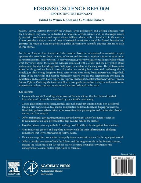 Produktbild: Forensic Science Reform