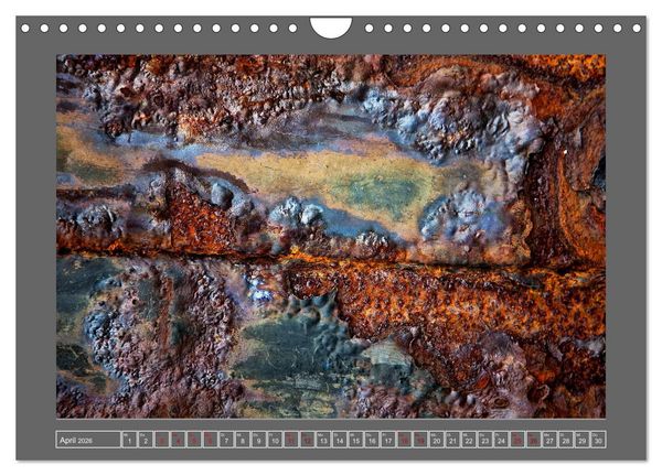 Produktbild: Rost - &Auml;sthetik der Verg&auml;nglichkeit (Wandkalender 2026 DIN A4 quer), CALVENDO Monatskalender