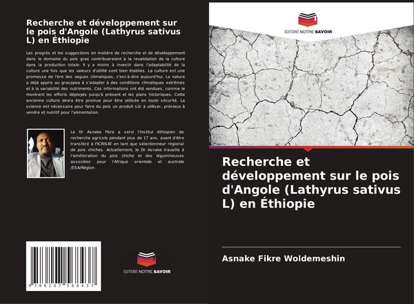 Produktbild: Recherche et d&eacute;veloppement sur le pois d'Angole (Lathyrus sativus L) en &Eacute;thiopie