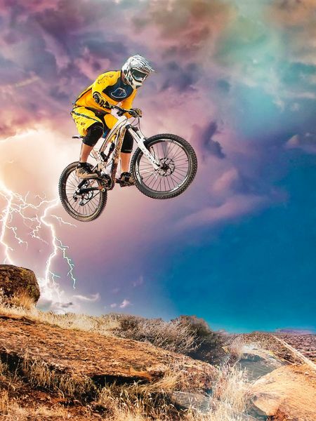 Produktbild: CALVENDO Puzzle Mountainbike 1000 Teile Lege-Gr&ouml;&szlig;e 480 x 640 cm Foto-Puzzle Bild von Peter Roder