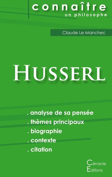 Produktbild: Comprendre Husserl (analyse compl&egrave;te de sa pens&eacute;e)
