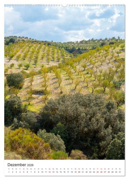 Produktbild: Sch&ouml;nes Andalusien (hochwertiger Premium Wandkalender 2026 DIN A2 hoch), Kunstdruck in Hochglanz