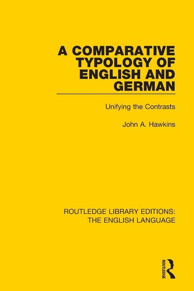 Produktbild: A Comparative Typology of English and German