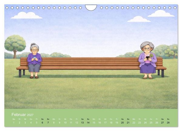 Produktbild: Ich bin noch nicht fertig - Oma Edition (Wandkalender 2027 DIN A4 quer), CALVENDO Monatskalender