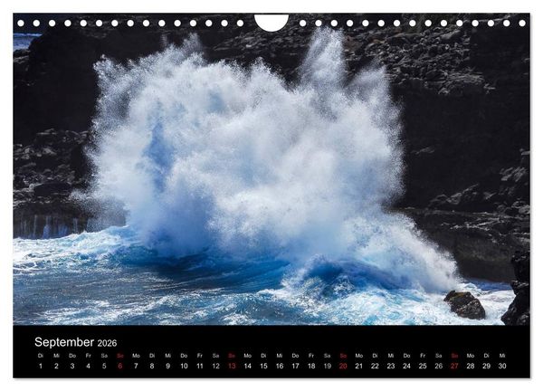 Produktbild: The Unknown HAWAII (Wandkalender 2026 DIN A4 quer), CALVENDO Monatskalender