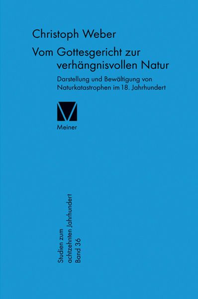 Produktbild: Vom Gottesgericht zur verh&auml;ngnisvollen Natur