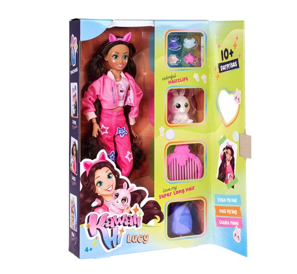 Produktbild: Puppe Kawaii Hi Lucy mit Zubeh&ouml;r 26cm