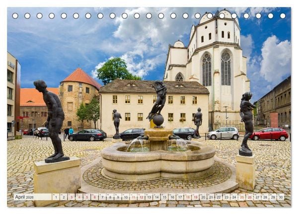 Produktbild: Halle a. d. Saale Impressionen (Tischkalender 2026 DIN A5 quer), CALVENDO Monatskalender