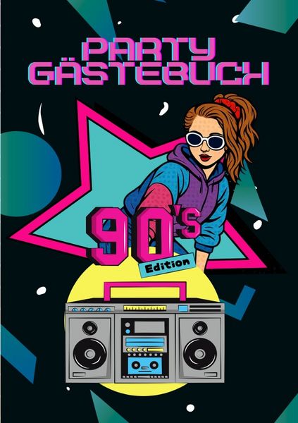 Produktbild: Party G&auml;stebuch - 90's Edition