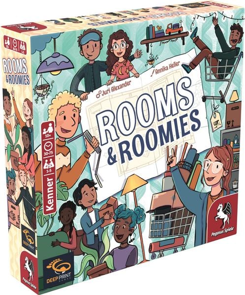 Produktbild: Rooms & Roomies (Deep Print Games)