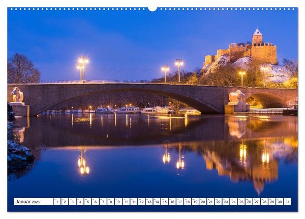 Produktbild: Sachsen-Anhalt - Schl&ouml;sser und Burgen (hochwertiger Premium Wandkalender 2026 DIN A2 quer), Kunstdruck in Hochglanz