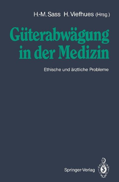 Produktbild: G&uuml;terabw&auml;gung in der Medizin