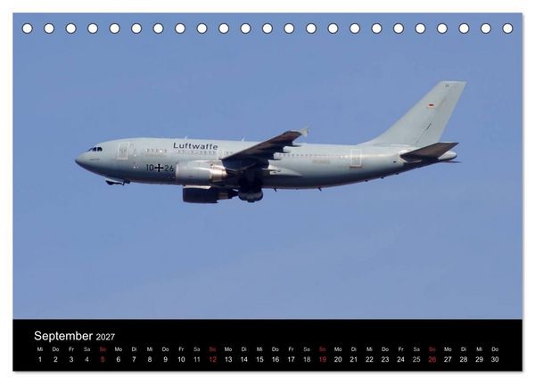 Produktbild: Milit&auml;r - Flugzeuge (Tischkalender 2027 DIN A5 quer), CALVENDO Monatskalender