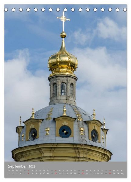 Produktbild: St. Peterburg und Umgebung (Tischkalender 2026 DIN A5 hoch), CALVENDO Monatskalender