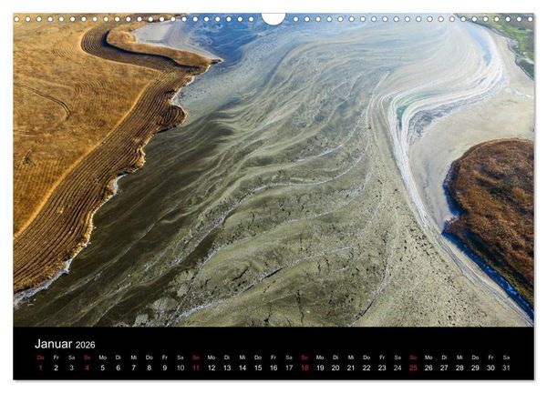 Produktbild: Luftaufnahmen - Faszinierendes Nordfriesland (Wandkalender 2026 DIN A3 quer), CALVENDO Monatskalender