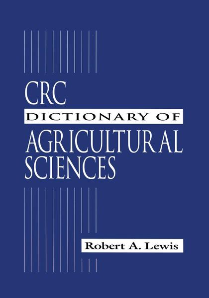Produktbild: CRC Dictionary of Agricultural Sciences