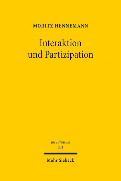 Produktbild: Interaktion und Partizipation
