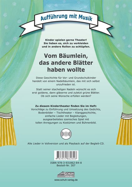 Produktbild: Vom B&auml;umlein, das andere Bl&auml;tter haben wollte (inkl. CD)