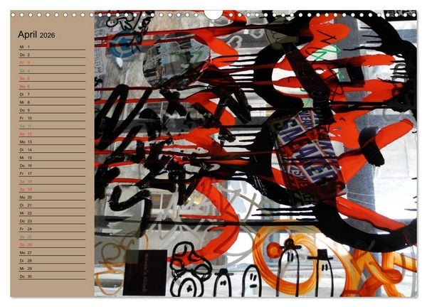 Produktbild: Street-Art Berlin (Wandkalender 2026 DIN A3 quer), CALVENDO Monatskalender