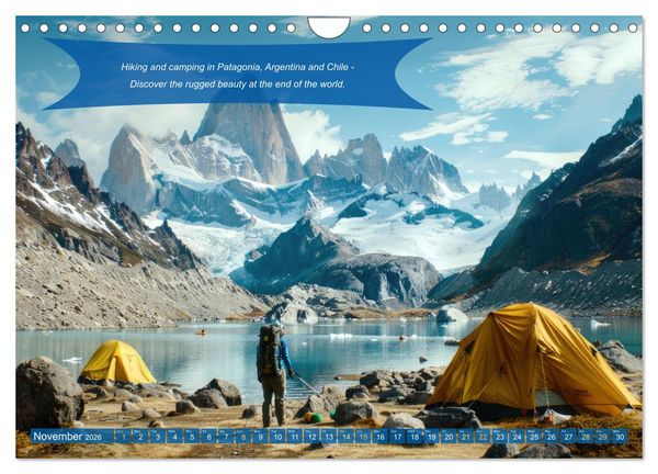 Produktbild: Crazy ideas for adventure enthusiasts (Wall Calendar 2026 DIN A4 landscape), CALVENDO 12 Month Wall Calendar