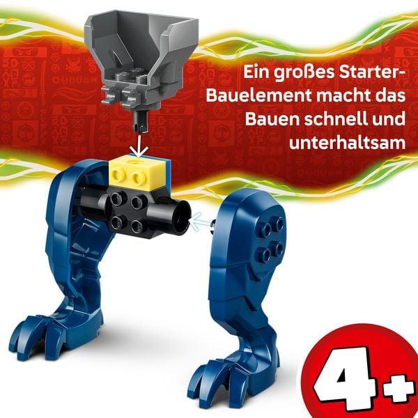 Produktbild: LEGO NINJAGO 71853 Duell mit Jays Drachen-Mech, Spielzeug ab 4 Jahren