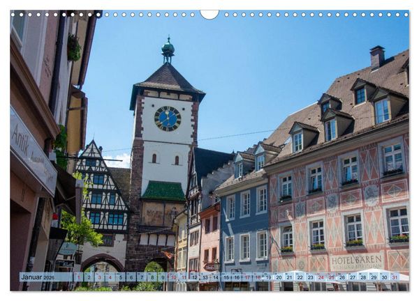 Produktbild: Freiburg im Breisgau - Die Schwarzwaldmetropole (Wandkalender 2026 DIN A3 quer), CALVENDO Monatskalender