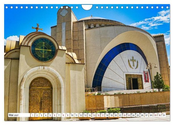 Produktbild: Katholische und orthodoxe Kirchen in Tirana und Shkodra, Albanien (Wandkalender 2027 DIN A4 quer), CALVENDO Monatskalender