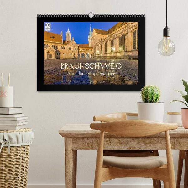 Produktbild: BRAUNSCHWEIG - Abendliche Impressionen (Wandkalender 2026 DIN A3 quer), CALVENDO Monatskalender