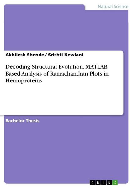 Produktbild: Decoding Structural Evolution. MATLAB Based Analysis of Ramachandran Plots in Hemoproteins