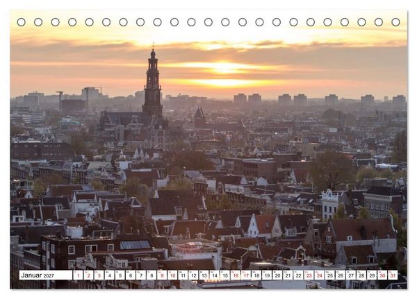 Produktbild: Amsterdam - Momente einer Reise (Tischkalender 2027 DIN A5 quer), CALVENDO Monatskalender