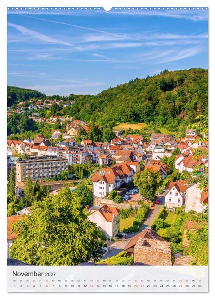 Produktbild: Lindenfels im Odenwald (Wandkalender 2027 DIN A2 hoch), CALVENDO Monatskalender