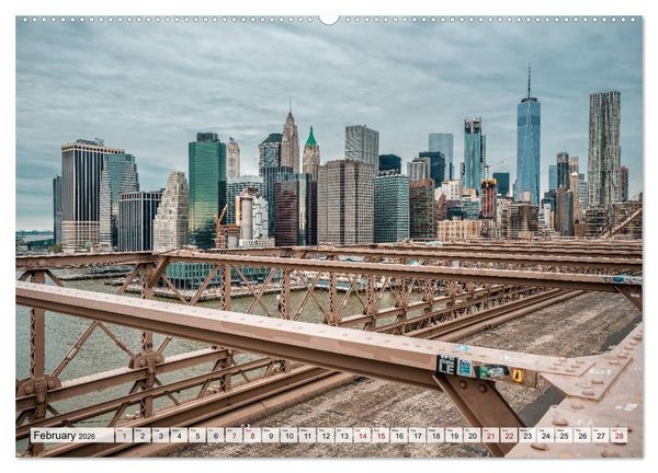 Produktbild: New York City Perspectives (High Quality Premium Wall Calendar 2026 DIN A2 landscape),CALVENDO 12 Month Wall Calendar