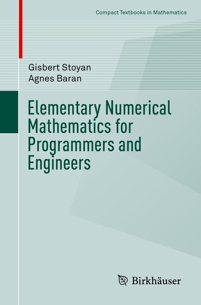 Produktbild: Elementary Numerical Mathematics for Programmers and Engineers