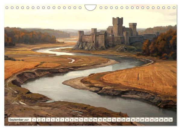 Produktbild: Welten der Literatur - Zw&ouml;lf Zust&auml;nde des Imagin&auml;ren (Wandkalender 2027 DIN A4 quer), CALVENDO Monatskalender