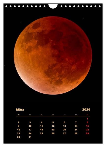Produktbild: Wunderbares Universum (Wandkalender 2026 DIN A4 hoch), CALVENDO Monatskalender