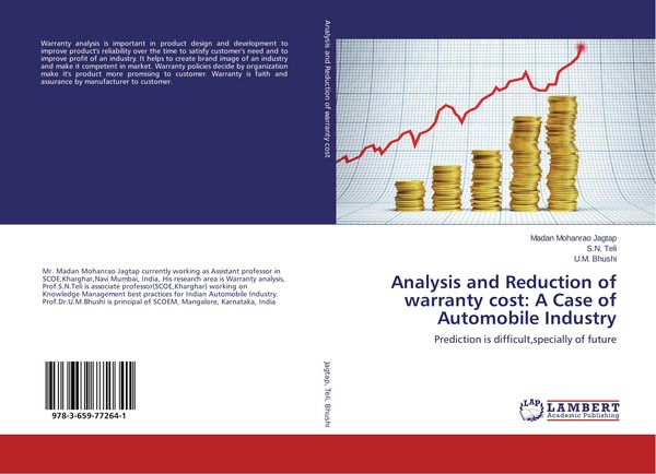 Produktbild: Analysis and Reduction of warranty cost: A Case of Automobile Industry