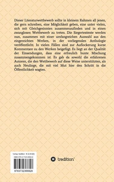Produktbild: 1. Bubenreuther Literaturwettbewerb 2015