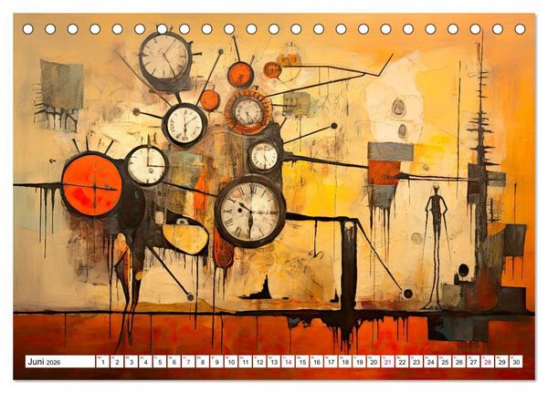 Produktbild: Gedankenreise in eine surreale Welt (Tischkalender 2026 DIN A5 quer), CALVENDO Monatskalender