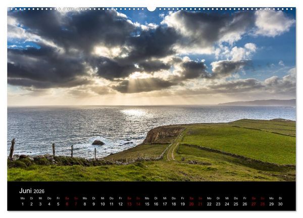 Produktbild: Irlands Landschaften (hochwertiger Premium Wandkalender 2026 DIN A2 quer), Kunstdruck in Hochglanz
