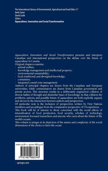Produktbild: Aquaculture, Innovation and Social Transformation