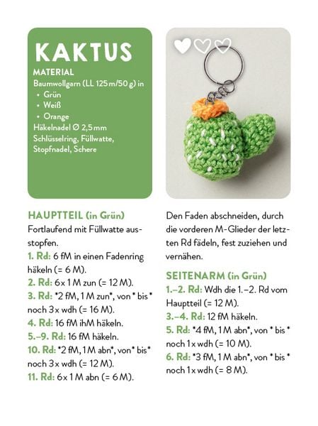 Produktbild: 55 x h&auml;keln &ndash; Mini-Amigurumis Schl&uuml;sselanh&auml;nger: Dein Kartenset mit niedlichen Tieren & mehr