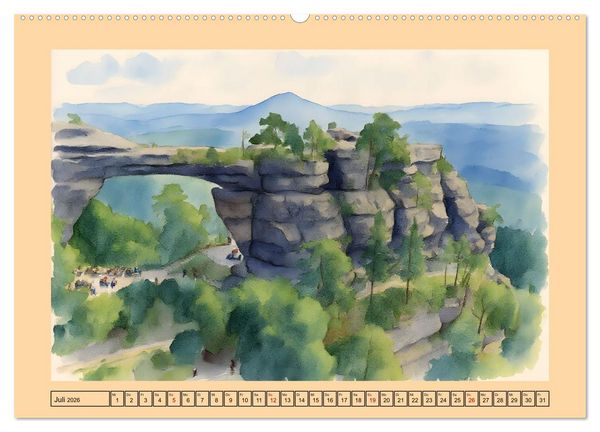 Produktbild: Tschechien - Kultur und Natur (Wandkalender 2026 DIN A2 quer), CALVENDO Monatskalender