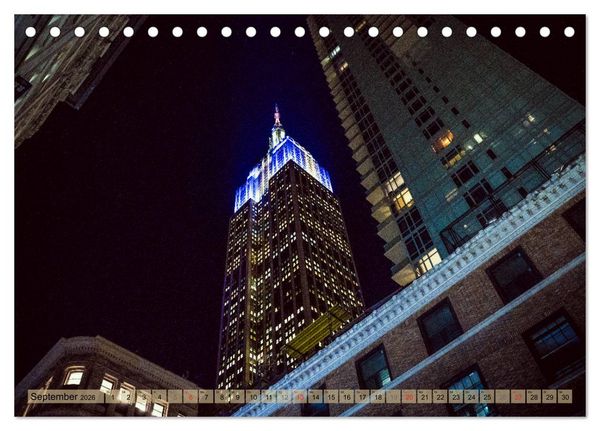 Produktbild: New York - Stadt der Wolkenkratzer (Tischkalender 2026 DIN A5 quer), CALVENDO Monatskalender