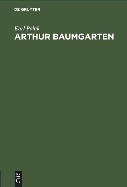 Produktbild: Arthur Baumgarten