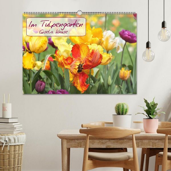 Produktbild: Im Tulpengarten (Wandkalender 2026 DIN A2 quer), CALVENDO Monatskalender