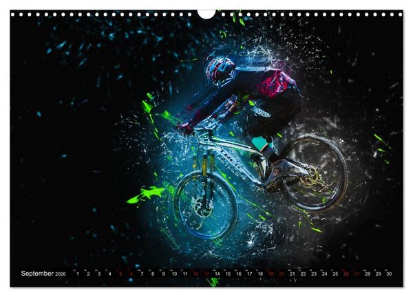 Produktbild: Downhill Explosion (Wandkalender 2026 DIN A3 quer), CALVENDO Monatskalender