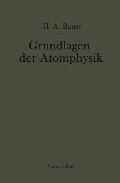 Produktbild: Grundlagen der Atomphysik