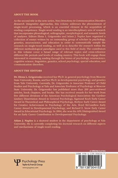 Produktbild: Single-Word Reading